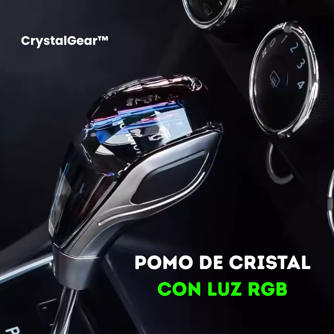CrystalGear: Pomo de Cristal con Luz RGB