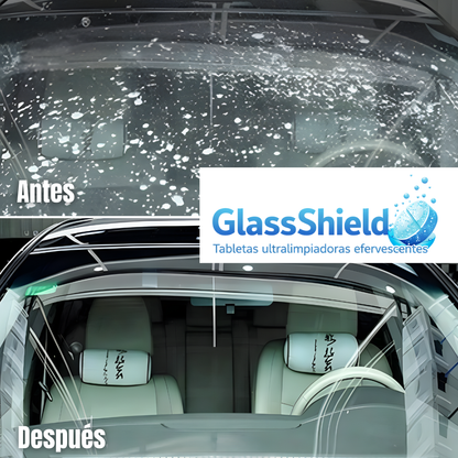 GlassShield: Tabletas ultralimpiadoras efervescentes
