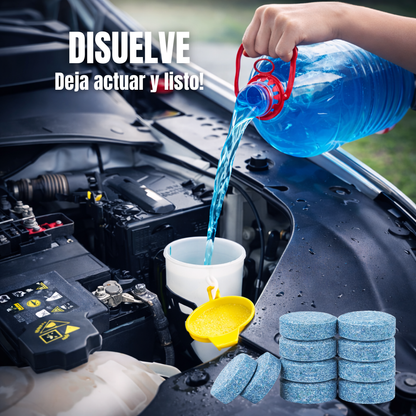 GlassShield: Tabletas ultralimpiadoras efervescentes