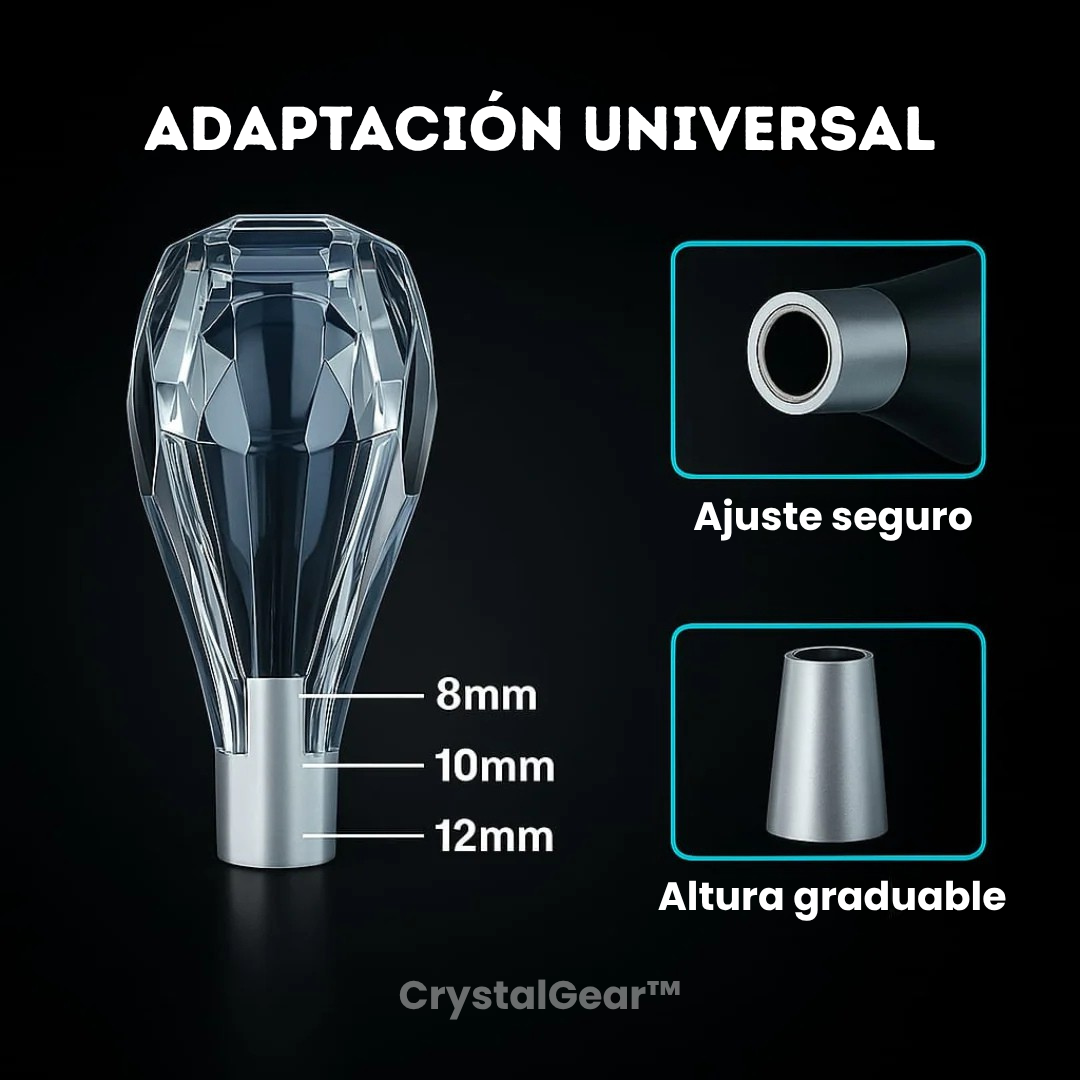 CrystalGear: Pomo de Cristal con Luz RGB