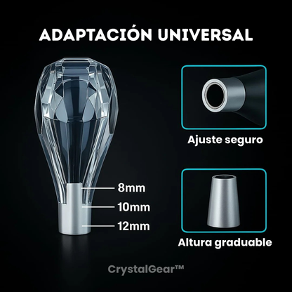 CrystalGear: Pomo de Cristal con Luz RGB
