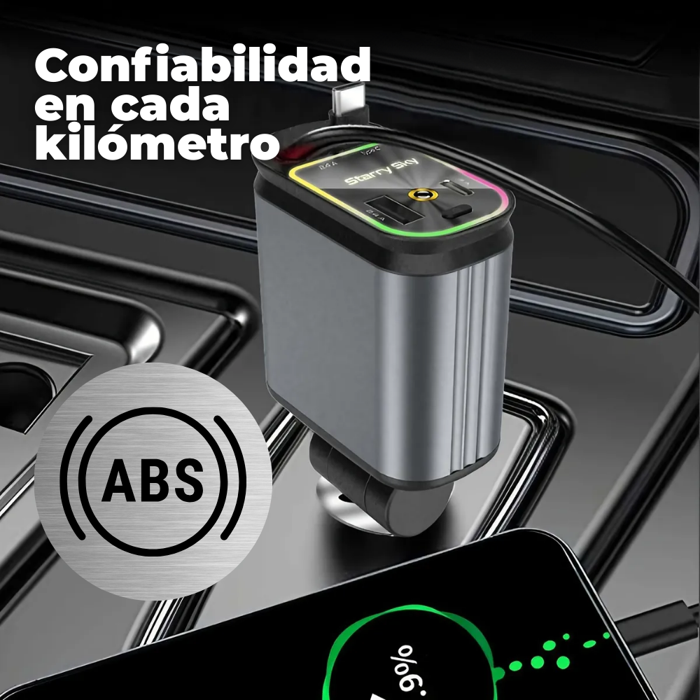 CarSky: Cargador 4 en 1 con proyector