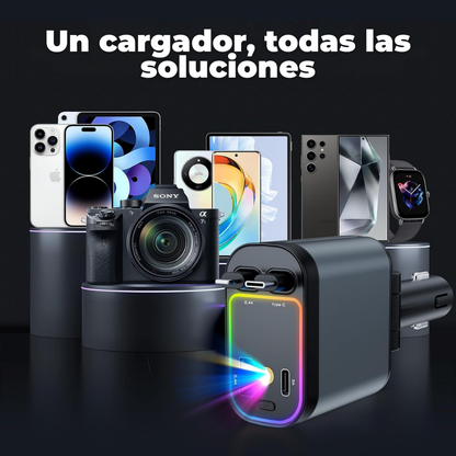 CarSky: Cargador 4 en 1 con proyector